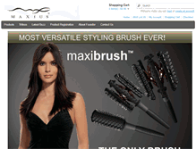 Tablet Screenshot of maxiusbeauty.com